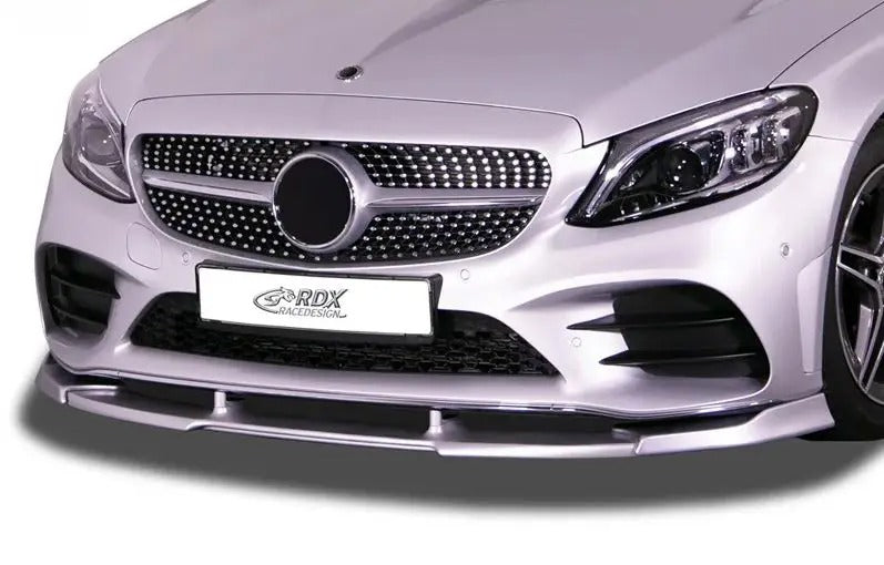 RDX Racedesign, Front spoiler Vario-X, passer til Mercedes C-Class W205 AMG-Line FL 2018- (PU)