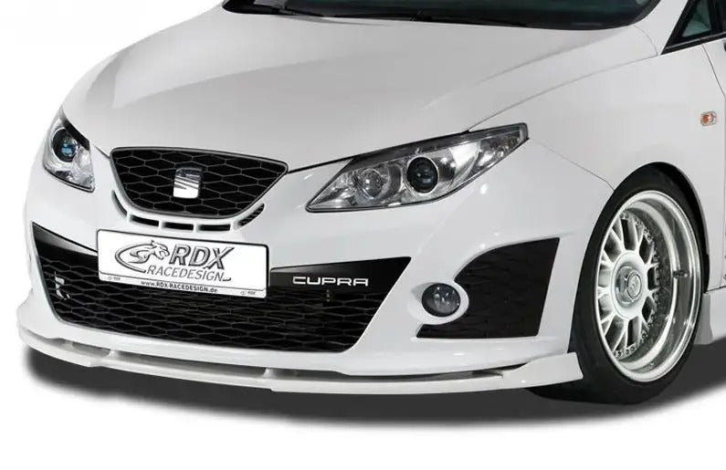 RDX Racedesign, Front spoiler Vario-X, passer til Seat Ibiza 6J Cupra & Bocanegra 2008-2012 (PU)