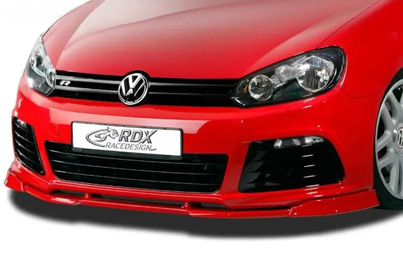 RDX Racedesign, Front spoiler Vario-X, passer til Volkswagen Golf VI R 2008-2012 (PU)