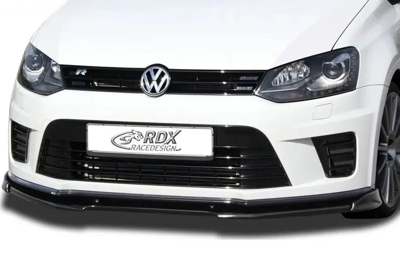 RDX Racedesign, Front spoiler Vario-X, passer til Volkswagen Polo 6R WRC 2009-2014 (PU)