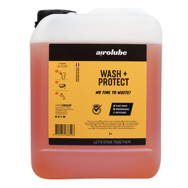 Airolube, Vask & Beskyttelse 2-i-1 Bilshampoo med Vokbeskyttelse - 5 Liter Jerrycan