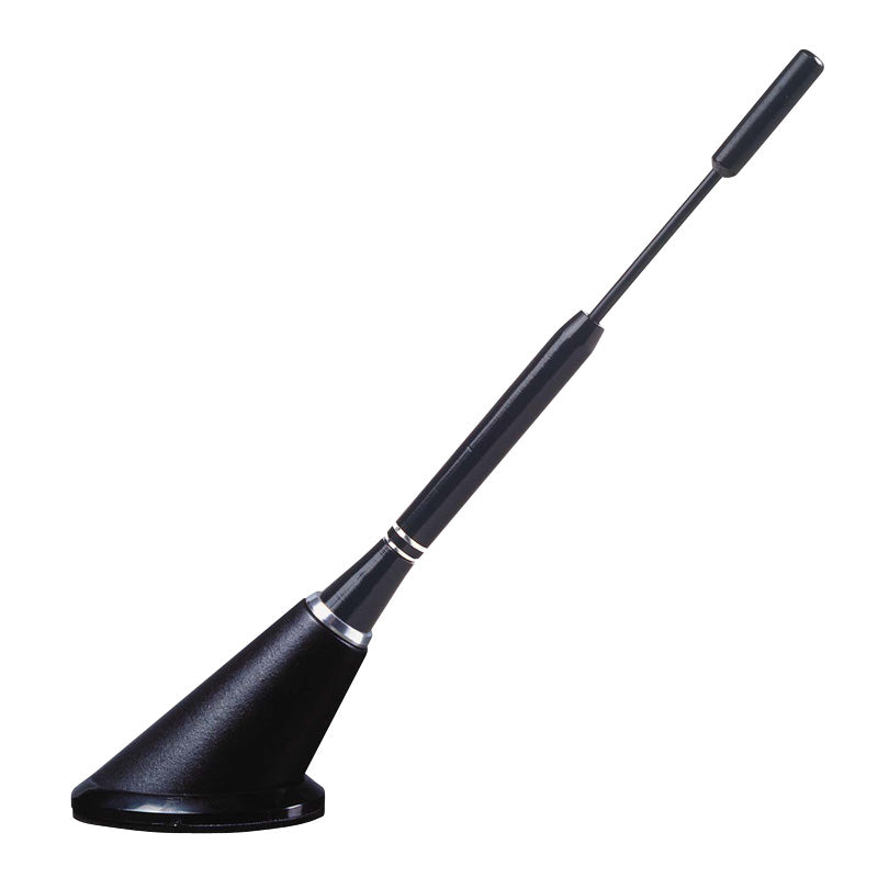 AutoStyle, Aero Antenne 150mm - Sort - 100% Messing