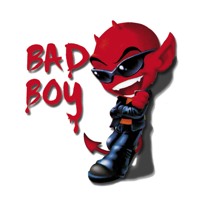 Avisa, Diabolsk Bad Boy Sticker - 12x11cm