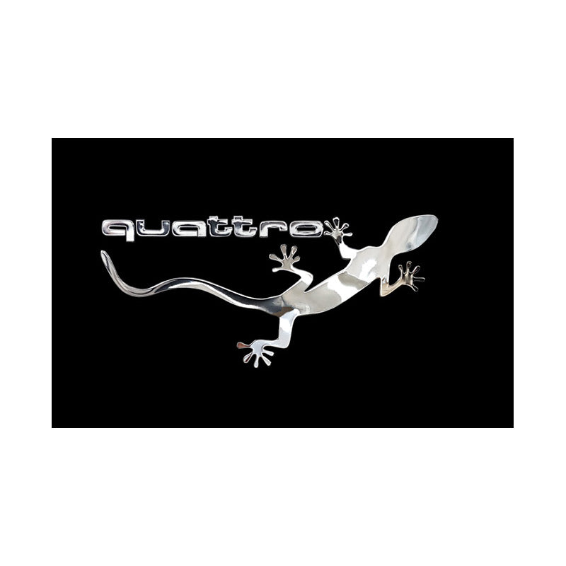 Avisa, Nickel Sticker 'QUATTRO GECKO' 3D - 90x40mm