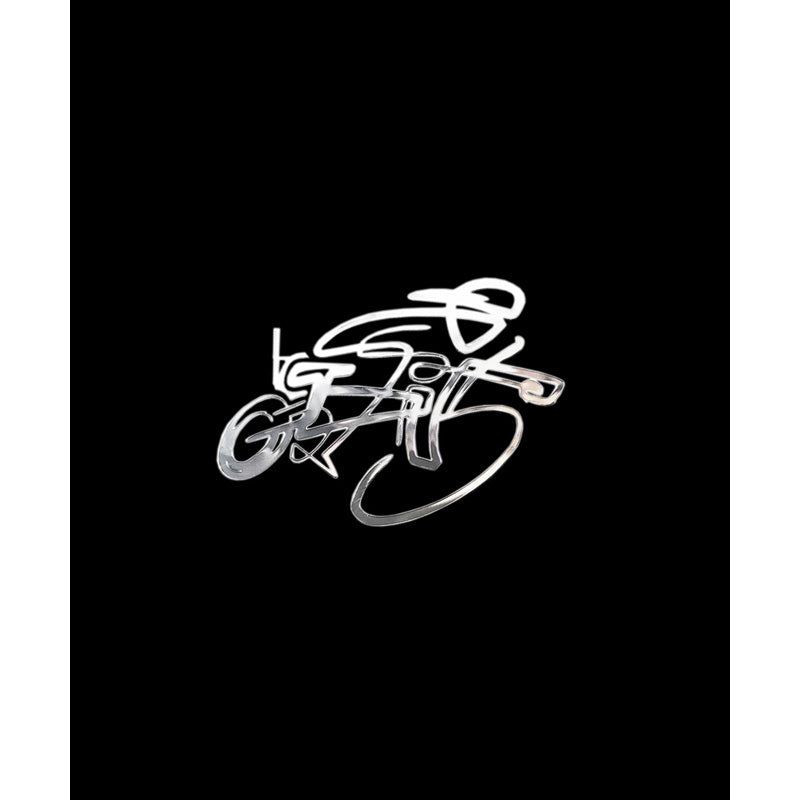 Avisa, Nickel Sticker 'Cyclist 2' - 60x40mm - 3D-effekt