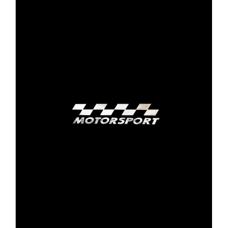 Avisa, Nickel Sticker 'MOTORSPORT' - 3D-effekt - 70x15mm