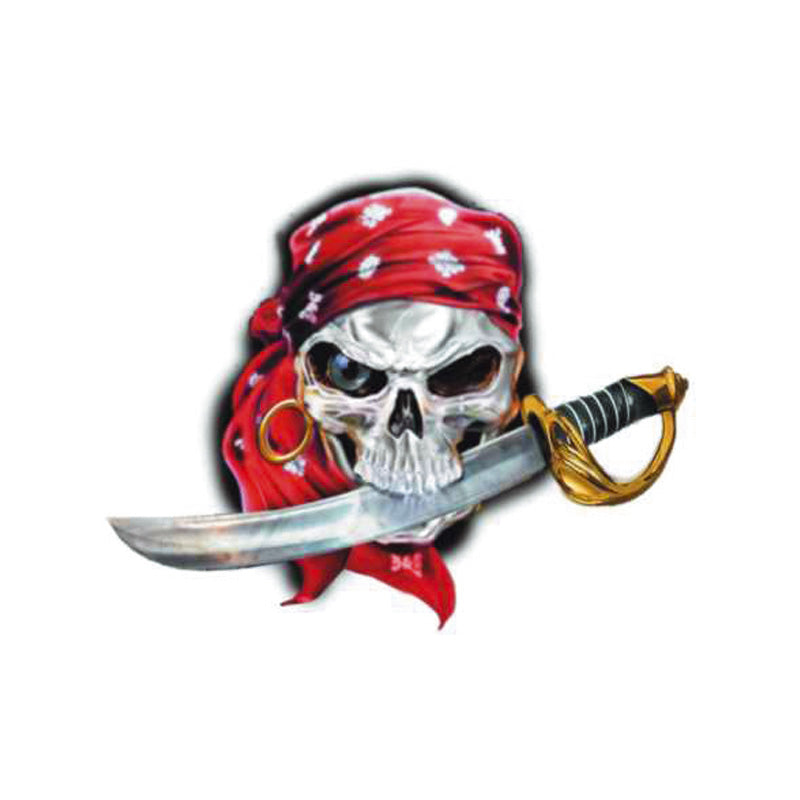 Tidning, Pirate Skull AutoTattoo - 11x9cm