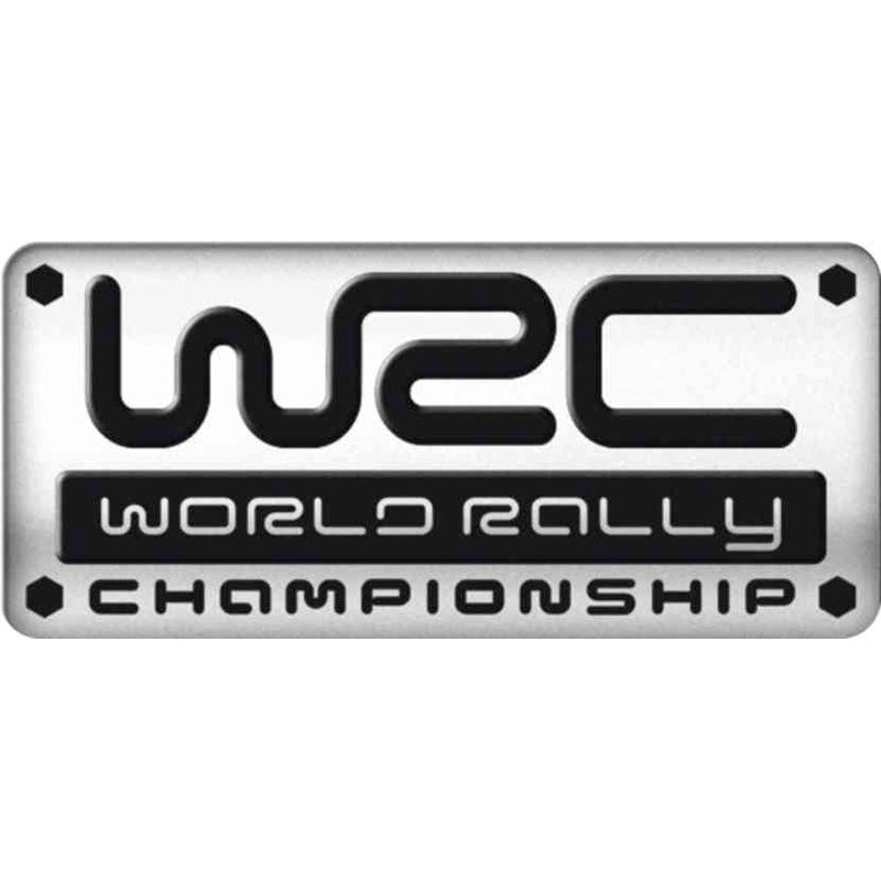 Avisa, Aluminium Emblem - WRC - 5,5x2,5cm