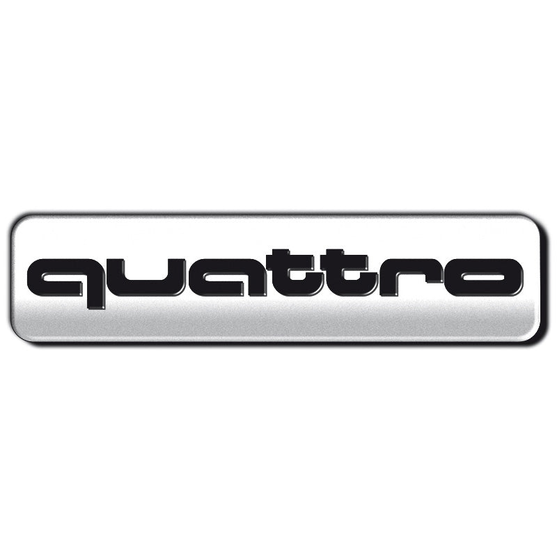 Avisa, Aluminium Emblem - QUATTRO - 7x1,7cm