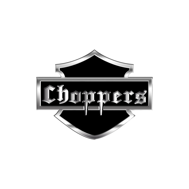 Avisa, Aluminium Emblem - CHOPPERS - 8,5x6cm