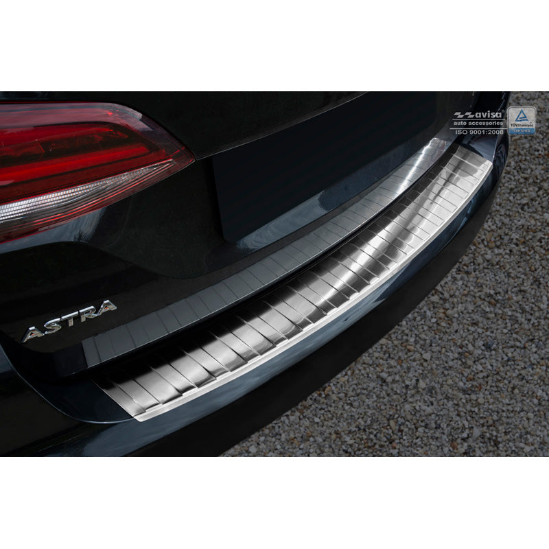 Avisa, Bagkofangerbeskytter, Rustfritstål, passer til Opel Astra K Sportstourer 2015-2022 'Ribs'