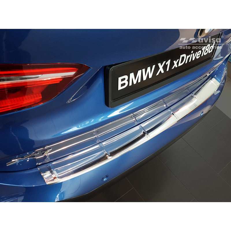 Avisa, Bagkofangerbeskytter, Rustfritstål, passer til BMW X1 (F48) M-Package 2015-2022 'Ribs'