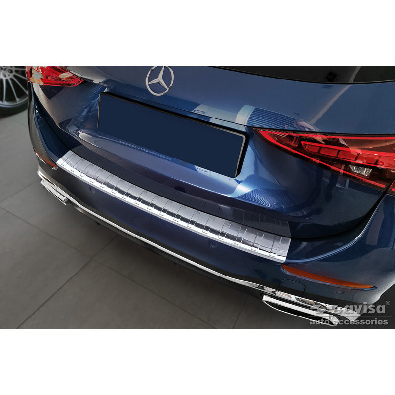 Avisa, Bagkofangerbeskytter, Rustfritstål, passer til Mercedes C-Class AMG Estate (S206) 2021- 'Ribs'