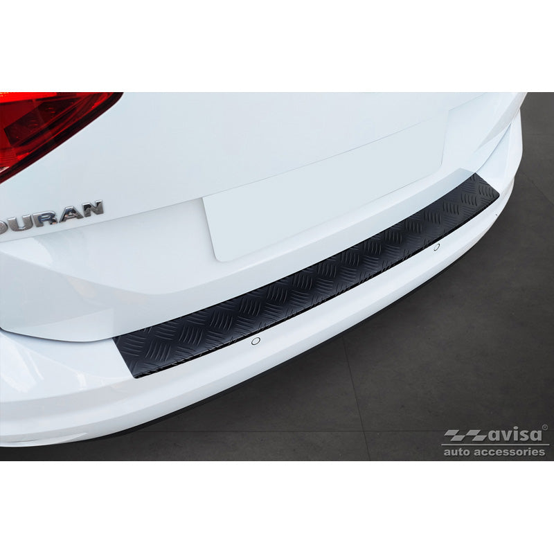 Avisa, Bagkofangerbeskytter, matsort, alu, passer til Volkswagen Touran III 2015- incl. R-Line 'Riffled Plate'