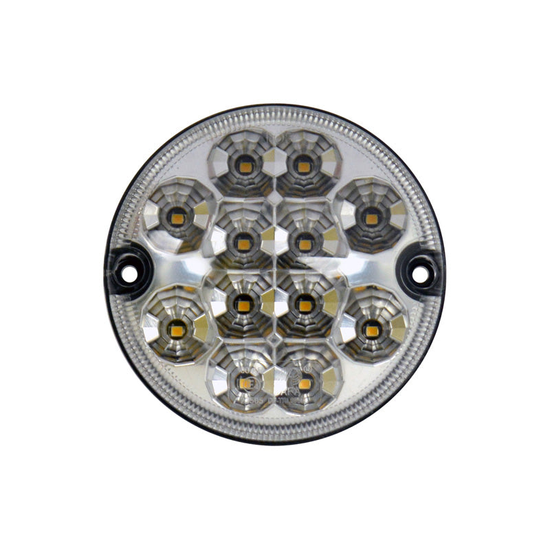 Carpoint, LED Baklys Rund - 12/24 Volt - 12 LEDs - E-mærket