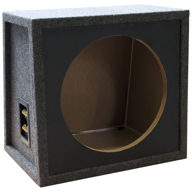 Necom, MDF Subwoofer Kasse 12-tommer - 27L - Dobbelt Tilslutning