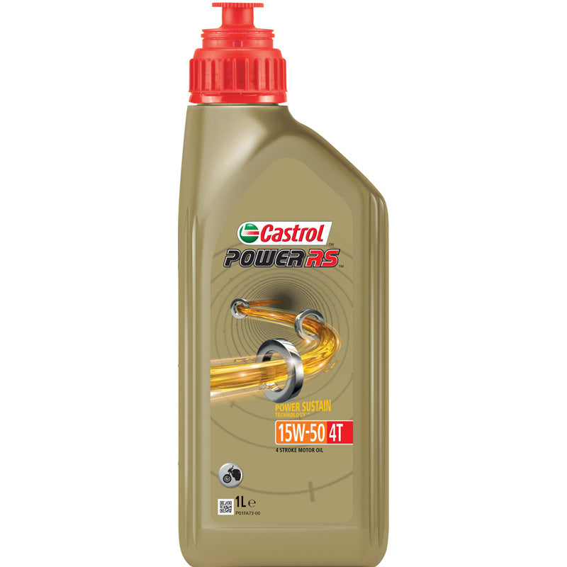 Castrol, Power RS 4T Motorolie 15W-50 - 1 liter