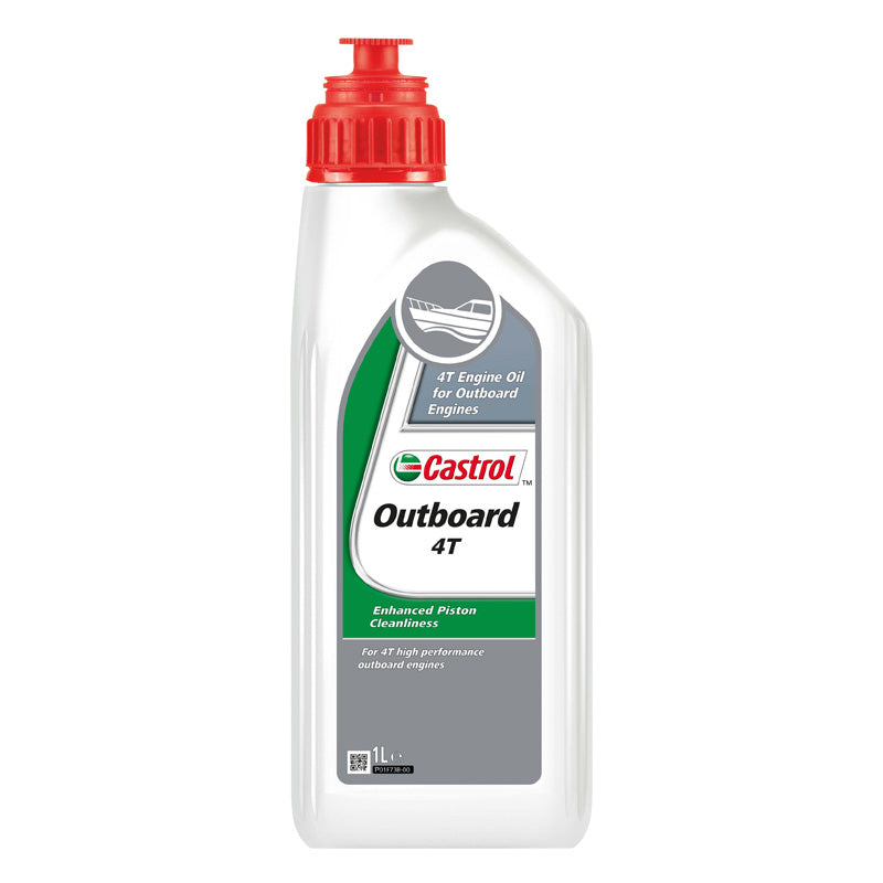 Castrol, Outboard 4T Motorolie - 1 Liter - Delvist Syntetisk