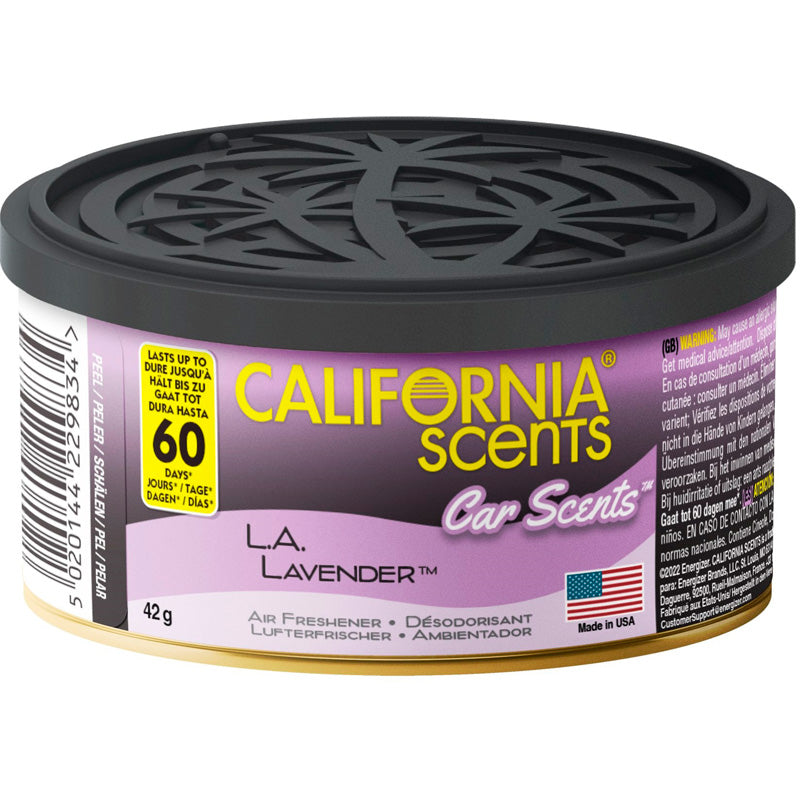 California Scents, LA Lavender Air Freshener - 42g - Återvinningsbart aluminium