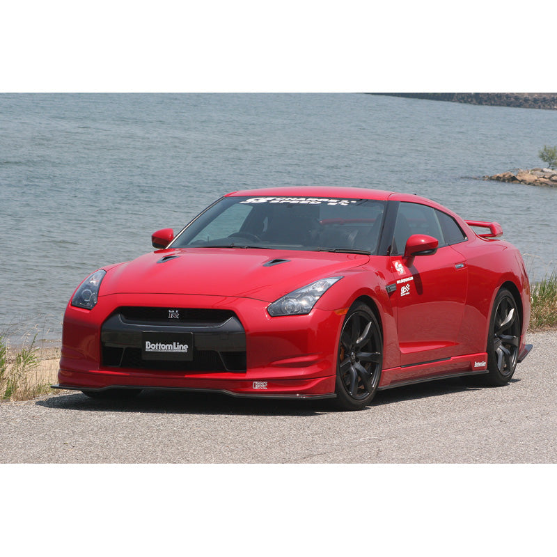 Chargespeed, Front Spoiler, passer til Nissan GT-R R35 BottomLine (FRP Black)