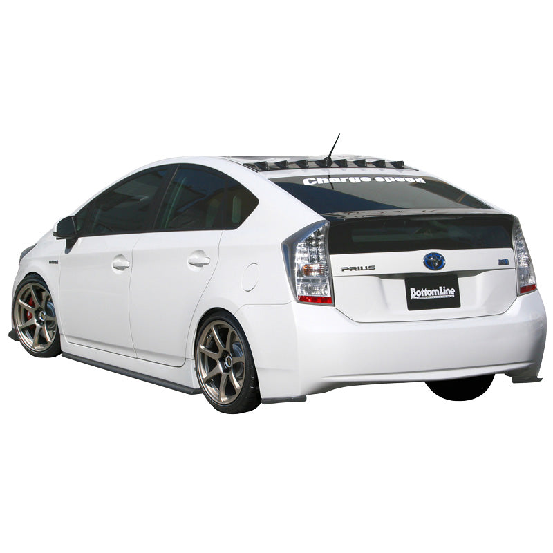 Chargespeed, Rear Diffusor Skirts (Corners), passer til Toyota Prius 3 Hybrid 2009- 'BottomLine' (FRP)