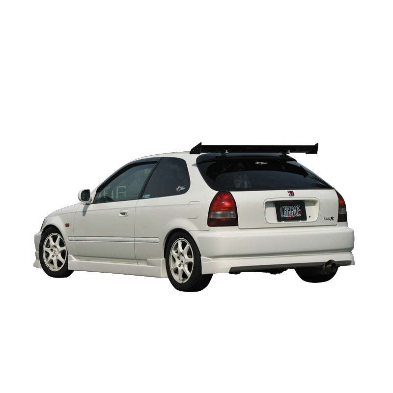 Chargespeed, Rear Diffusor Skirts, passer til Honda Civic EK 3 døre 1996-2001 (FRP)