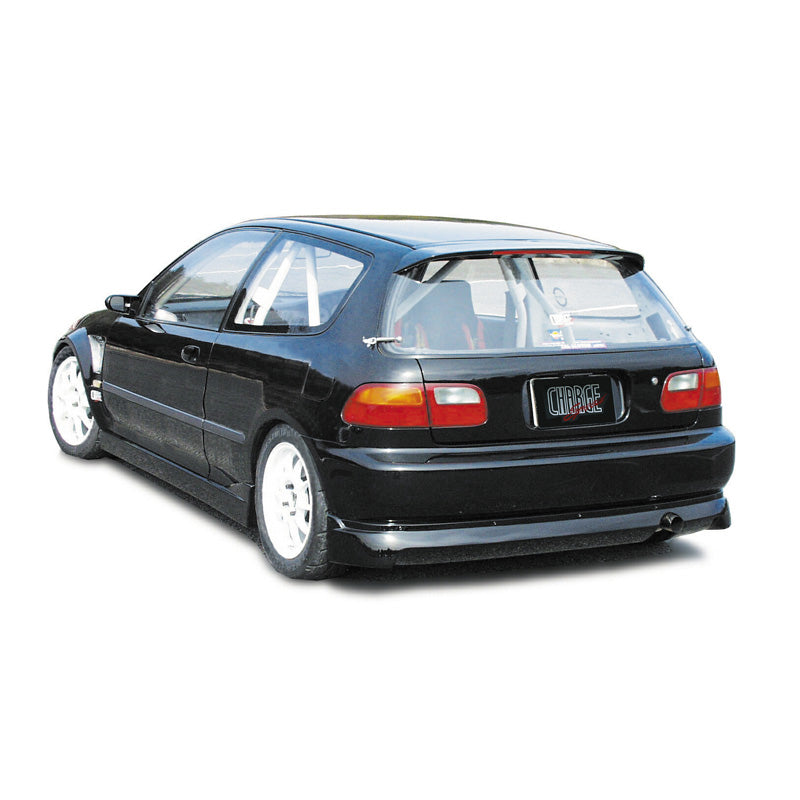 Chargespeed, Rear Diffusor Skirts, passer til Honda Civic EG HB 1992-1995 (FRP)