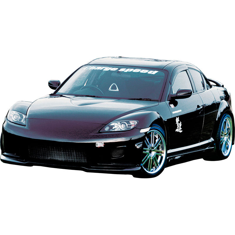 Chargespeed, Sideskørter, passer til Mazda RX-8 SE3P (FRP)