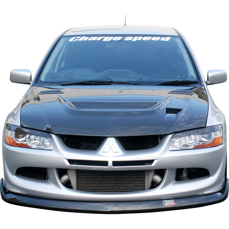 Chargespeed, Front Spoiler, passer til Mitsubishi Lancer Evo 8 CT9A BottomLine (FRP)