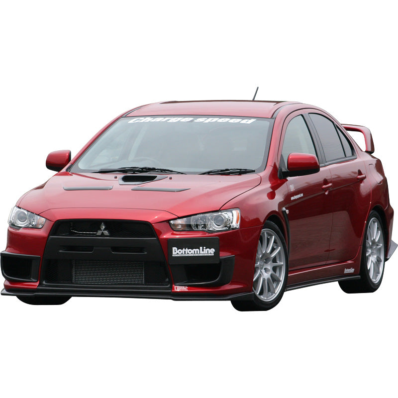 Chargespeed, Front Spoiler, passer til Mitsubishi Lancer Evo X CZ4A Bottomline (FRP)