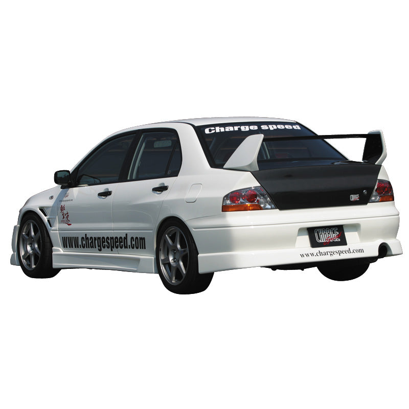 Chargespeed, Rear Diffusor Skirts, passer til Mitsubishi Lancer Evo 7/8 CT9A (FRP)