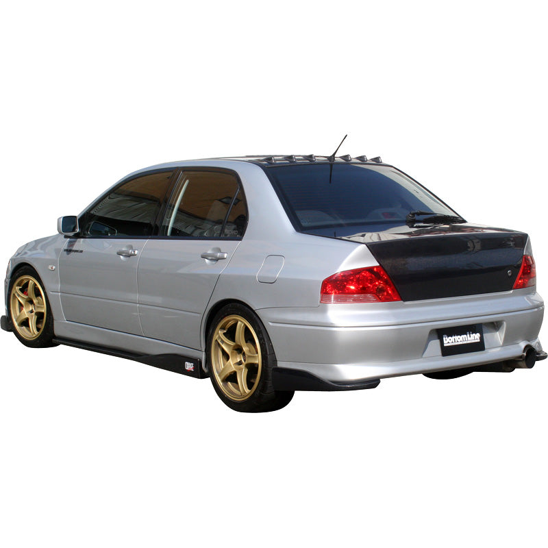 Chargespeed, Rear Diffusor Skirts, passer til Mitsubishi Lancer Evo 7/8 CT9A BottomLine (FRP)