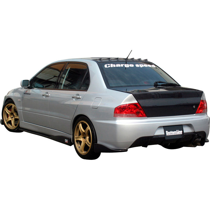 Chargespeed, Rear Diffusor Skirts, passer til Mitsubishi Lancer EVO9 CT9A BottomLine (FRP)