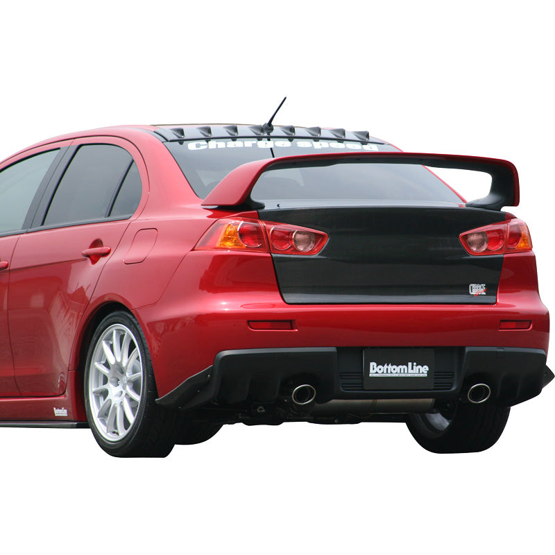 Chargespeed, Rear Diffusor Skirts (Corners), passer til Mitsubishi Lancer Evo X CZ4A Bottomline (FRP)