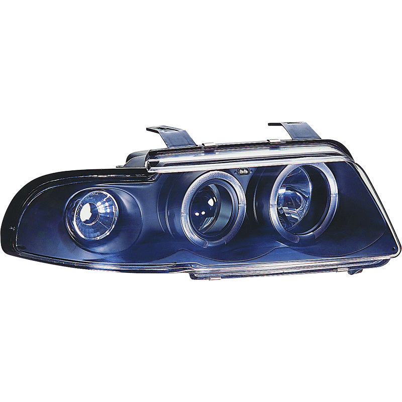 Forlygter, passer til Audi A4 B5 1995-1998 - sort - incl. Indicators & Halos