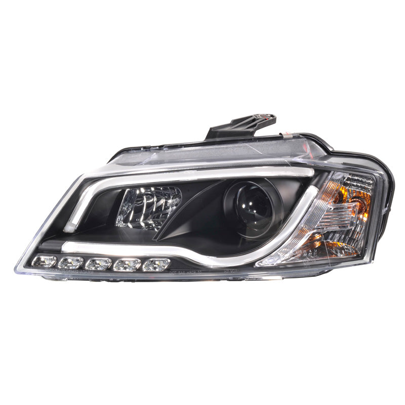 Forlygter, DRL 'Light-Bar' passer til Audi A3 2008-2012 - sort