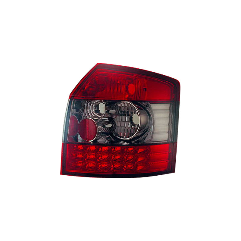 AutoStyle, LED baglygter, passer til Audi A4 B6 Avant 2001-2004 - Red/Smoke