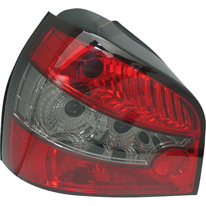 Baglygter, passer til Audi A3 8L 1996-2003 - Red/Smoke