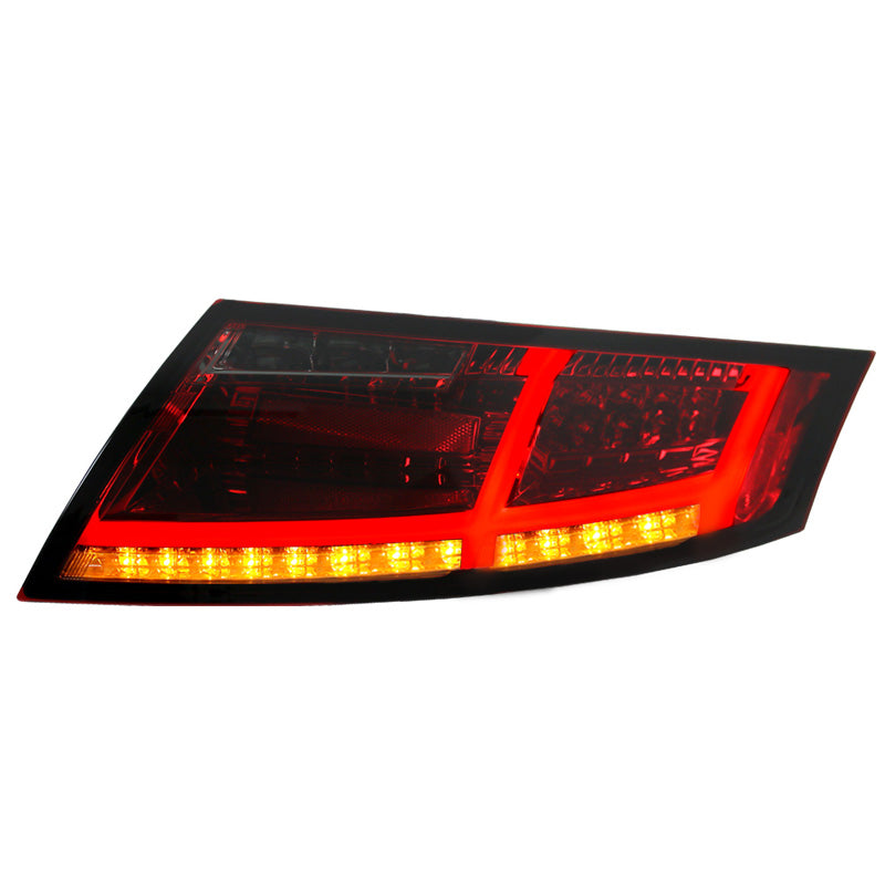 AutoStyle, LED baglygter, passer til Audi TT 2006-2013 - Red/Smoke - incl. Dynamic Running Lights