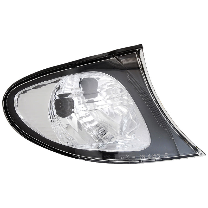 AutoStyle, forblinklys, passer til BMW 3-Series E46 Sedan/Touring 2001-2003 - Crystal/sort