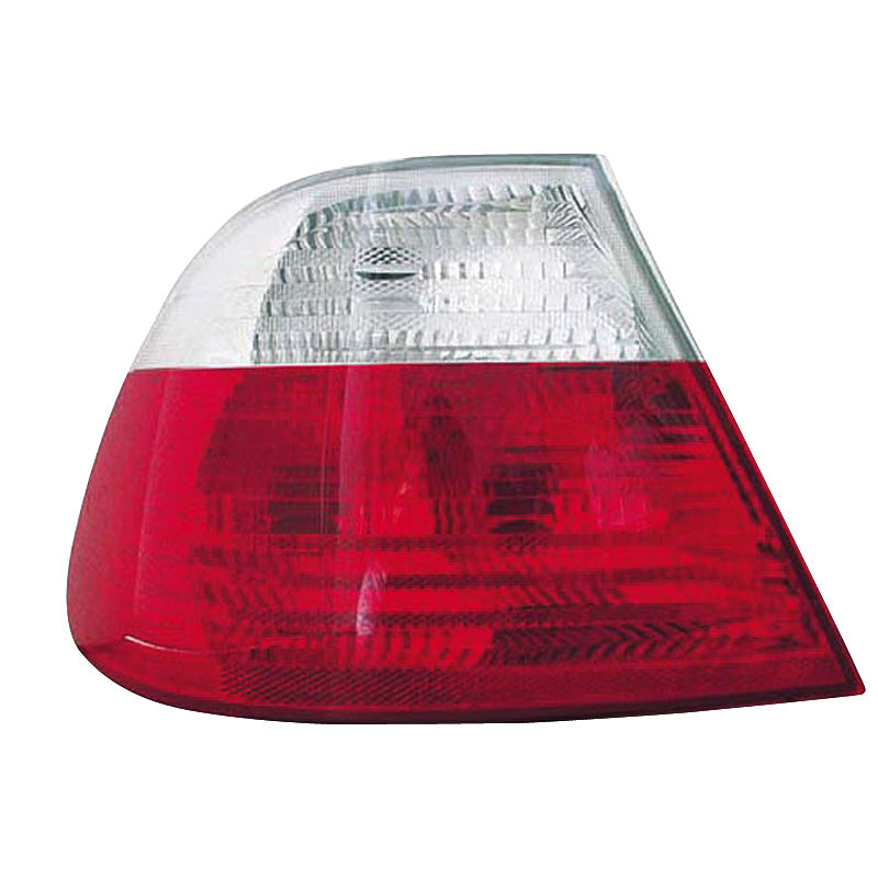 Baglygter, passer til BMW 3-Series E46 Coupe 1999-2003 - Red/Clear