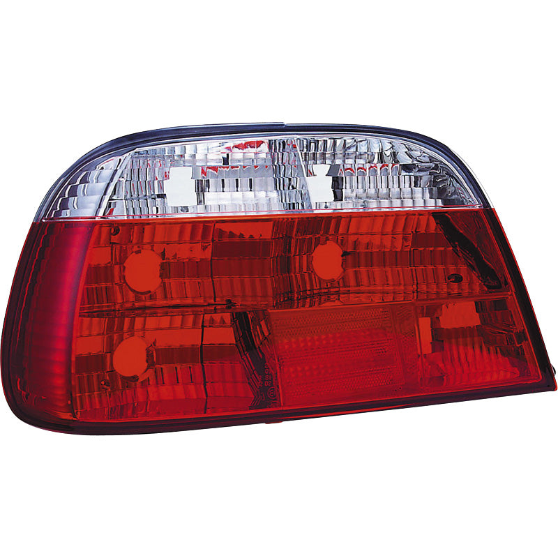 Baglygter, passer til BMW 7-Series E38 1995-2003 - Red/Clear