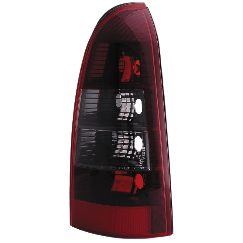 Baglygter, passer til Opel Astra G Wagon 1998-2004 - Red/Smoke