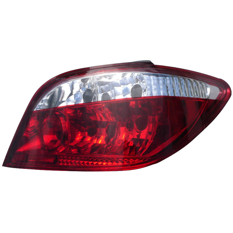 Baglygter, passer til Peugeot 307 2001-2005 excl. CC/SW/Break - Red/Clear