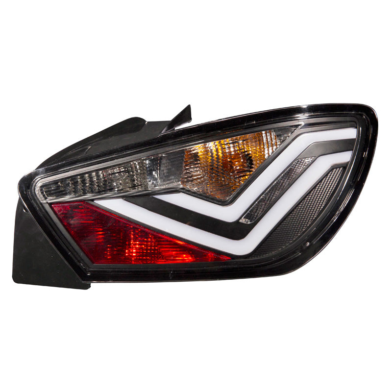 AutoStyle, LED-bakljus, passar Seat Ibiza 6J SC 3-dörrars 2008- - Svart