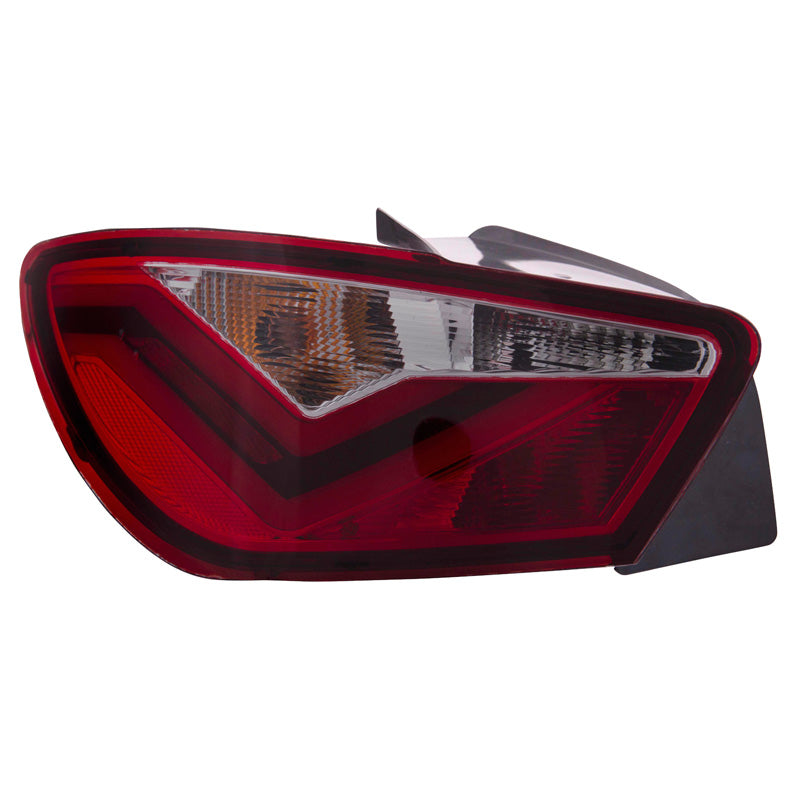 AutoStyle, LED-bakljus, passar Seat Ibiza 6J SC 3-dörrars 2008- - Röd/Smoke