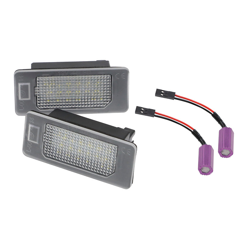 AutoStyle, LED nummerpladelys, passer til Skoda Octavia III/Fabia III/Kodiaq/Rapid/Superb III/Yeti