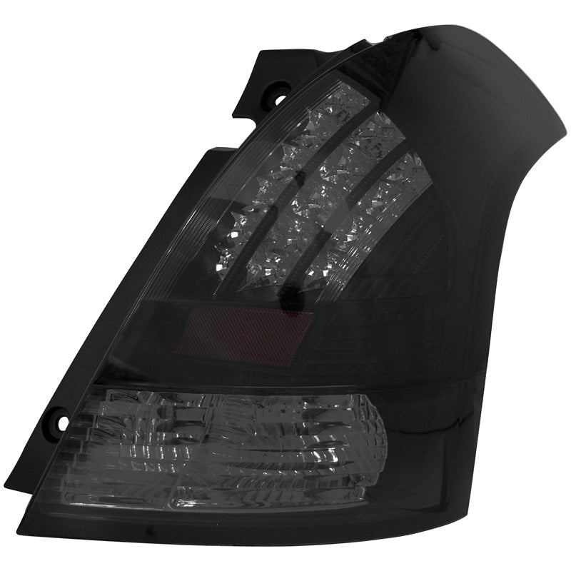 AutoStyle, LED-bakljus, passar Suzuki Swift II 2005-2010 - Svart/Smoke