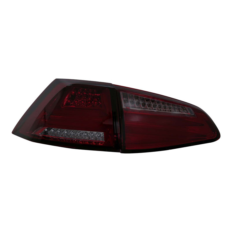 AutoStyle, LED baglygter, passer til Volkswagen Golf VII 3/5-døre 2012-2017 - Red/Smoke