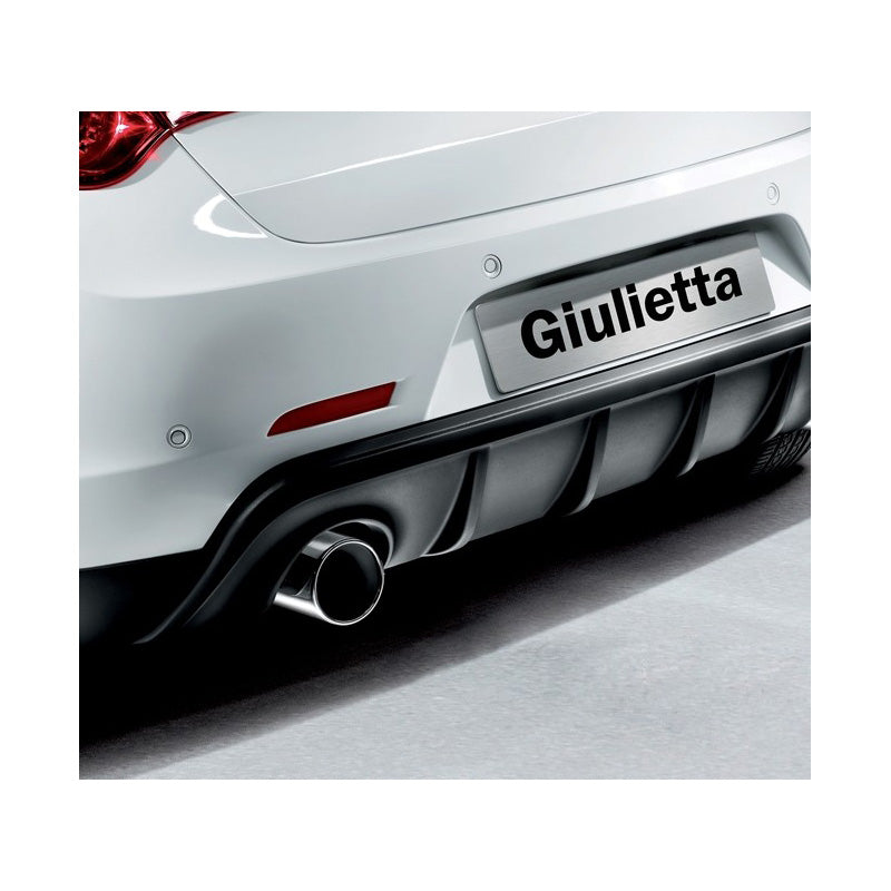 Motordrome, Rear bumper skirt (Diffuser), passer til Alfa Romeo Giulietta 2010- (Single exhaust left) (ABS)